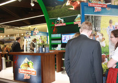 De oorsprong van de producten is duidelijk in de stand van Berchtesgadener Land.