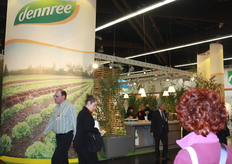 Dennree was prominent aanwezig in hal 7.