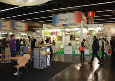 Het Franse paviljoen in hal 1.