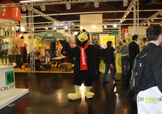 Een vreemde vogel in hal 7.