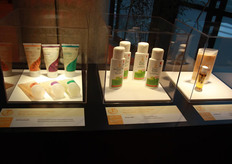 Veel van de producten van de Vivaness stonden net buiten de hal al opgesteld...