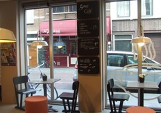 De horecahoek - het Gooody Café.