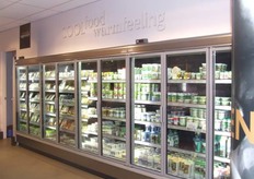 De koeling is goed gevuld.