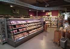 Koeling op de versafdeling.