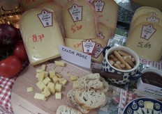 Blokjes kaas om te proeven.