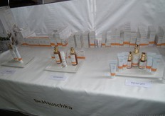 Hier konden de bezoekers wat verzorgingsproducten uitproberen.