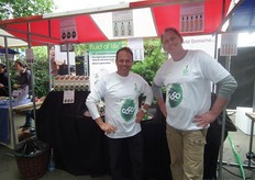 Rien Sterk en Jacob Admiraal van Spring Water Company.