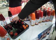 De Demeter-groentensappen werden door velen geproefd.