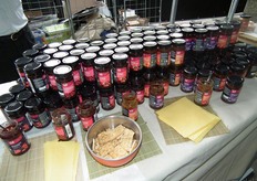 Ook diverse jams die de bezoekers konden proeven.