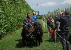 Zichtbaar tevreden met zijn score.