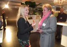Riegiena Eefsting en Anne Marie de Blieck van Triodos Bank.