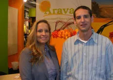 Nicolette Rosenberg en Ido Yaari van Arava Export Growers Israel.