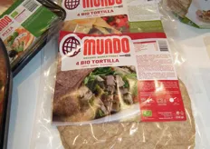 Market Endeavour had ook de biologische tortilla's van Omundo in de stand liggen. De tortilla's werden ook getoond in de BioFach Novelty Stand.