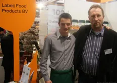 Jens (zoon) en Frank (vader) Lagas van Labeij Food Products bv.