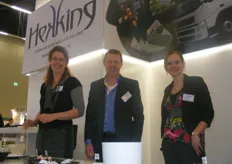 Het team van Hekking Kaas BV. Vlnr Evelyn Wippert, Herco Hekking en Els Tijs.