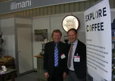 Eric Beek (links) en Floriaan Miquel van Bemmelen van Illimani/Explore Coffee