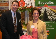 Peter en Annelies Timmerman van Ecobulbs, biologisch geteelde bloembollen
