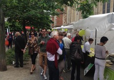 Het mooie weer trok veel bezoekers naar het event