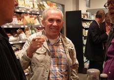 Ook Fred van Bruxvoort (secretaris/penningmeester Stichting EKO-keurmerk) was van de partij tijdens de uitreiking.