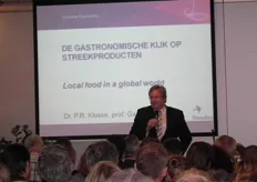 Peter Klosse, lector Gastronomie in Leeuwarden en Maatstricht, sprak tenslotte over de succesfactoren voor duurzamere consumptie.