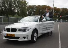 Uiteraard moest redacteur Rob Veenstra van Biojournaal zelf ook even de BMW active e testen