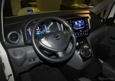 Het interieur van de Nissan e-NV200