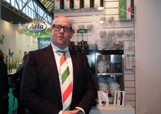 Johan Gorthorst van Carmen koffie uit Purmerend. Carmen koffie heeft de afgelopen week een biologische lijn gepresenteerd.