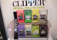Jetdrinks vertegenwoordigt ook Clipper, zij bieden een range aan biologische en fairtrade theeën.