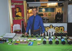 Erik Schramme van Thylbert Bvba presenteerde onder andere een assortiment Belgische bieren (Leireken) en glutevrije producten.