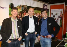 Jos van Harmont, Harm Brinks en Sander Bernaerts van DLV Plant.