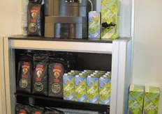 Brandsma Koffie uit Bolsward verzorgde in samenwerking met Zuivelrijck de koffie in de stand van Biojournaal.