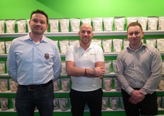 Matthé Holman, Paul Visser en Barry Otterloo presenteerden de Quinoaproducten van NatureCrops Europe BV in Neurenberg.