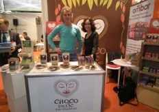 Men kon de hele dag door chocolade proeven bij Jeranya van der Sterren en Irene van Herwerden van Chocodelic.