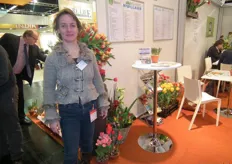 Annelies Timmerman zorgde met biologische bloemen voor de opfleuring van het Holland Paviljoen.