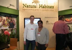 Ronald de Wild en Jessinia Angulo vertelden bezoekers alles over de duurzame projecten van Natural Habitats in tropische gebieden.
