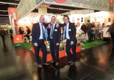 Gerard de Pee, Jan Groen en Robbert Blok van Green Organics.