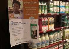 De Groene Winkel Zeist doet ook mee aan de spaaractie van Zuiver Zuivel: Een koe voor Malawi.