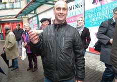 Corné Kriesels van de gemeente Roosendaal is de initiator van deze biologische markt.