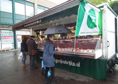 Ook Natuurslagerij Rob Rijks is op deze markt te vinden. Zij staan op diverse bio-markten door het hele land.