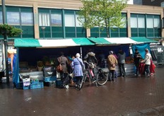 Zelfs de zon liet zich tussen de regenbuien door even zien.