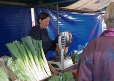 Evelien teelt de AGF in Leersum.