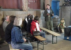 Matthijs kreeg steeds de volle aandacht van de bezoekers.