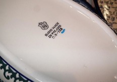 Het servies wordt met de hand gemaakt.