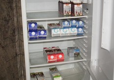 En de koelkast was ook nog goed gevuld.