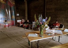 Bij het lunchcafé was ook een loungehoek ingericht.