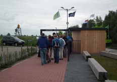 De pont is klaar voor vertrek.