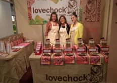 Lara Knuwer, Fran Rosario en Laetitia Sanchez waren namens Lovechock van de partij op VitaSana.