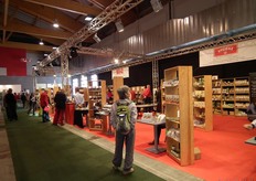 Groothandel en merkendistributeur Hygiena had een grote stand waarin diverse producenten een plekje hadden gekregen.