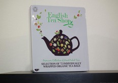 "Dit speciale theeblik is erg populair."