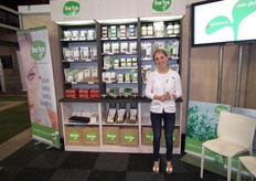 Charlotte Clarys vertelde de bezoekers alles over de glutenvrije producten van He-be.